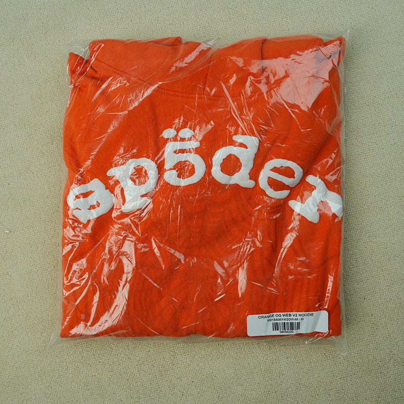 Sp5der Legacy Hoodie Orange