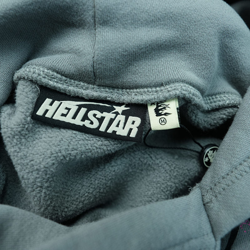 Hellstar Future Flame Hoodie Grey