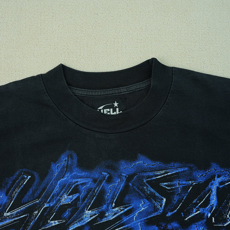 Hellstar Powered By The Star L/S Tee Black