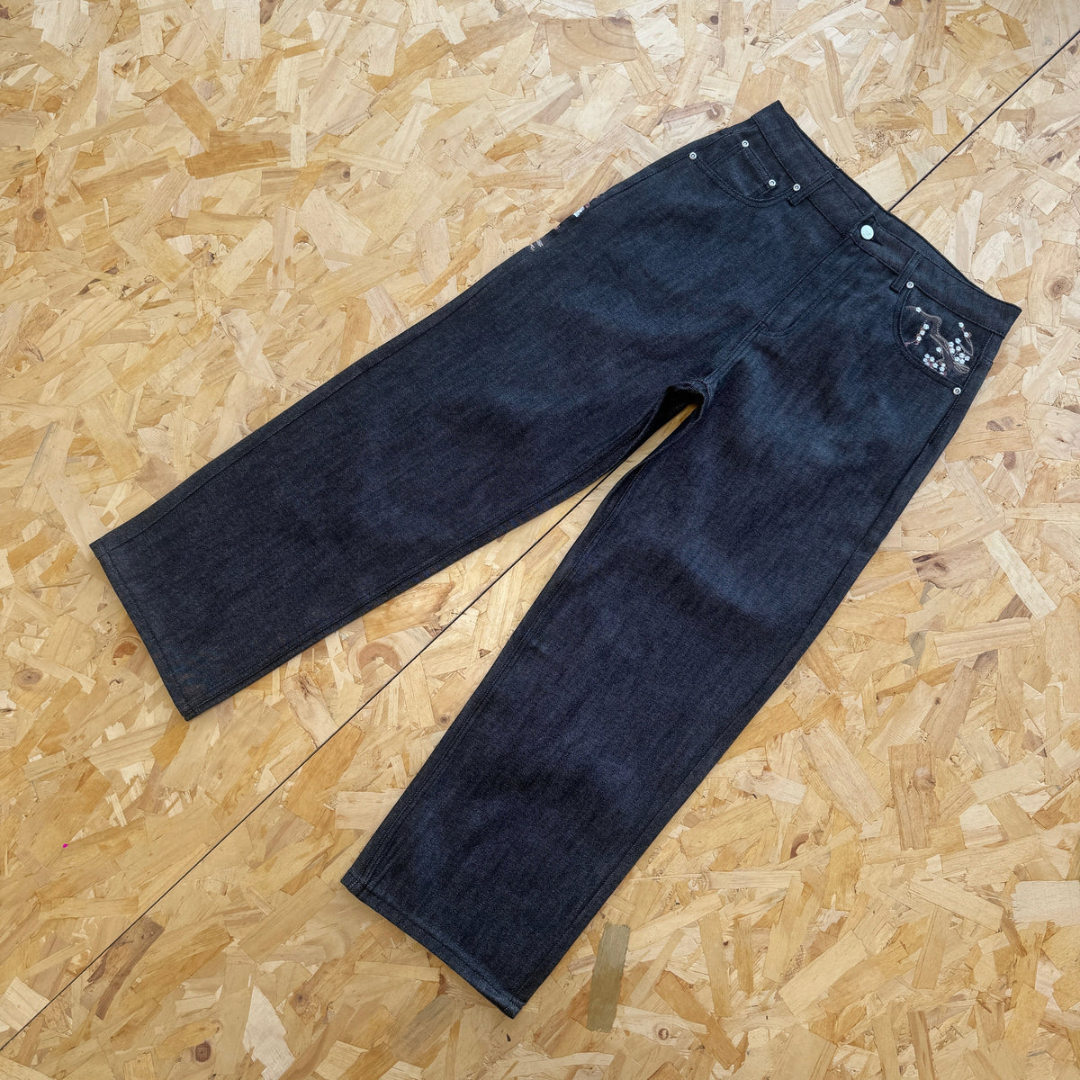 Derschutze Blossom Raw Denim - Dark Wash