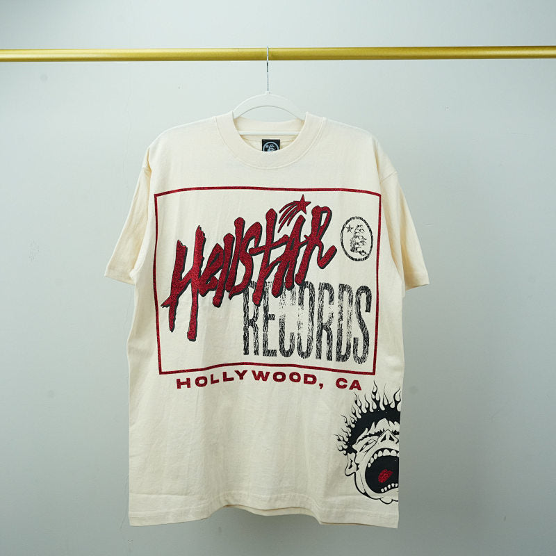 Hellstar Records T-Shirt Off-White