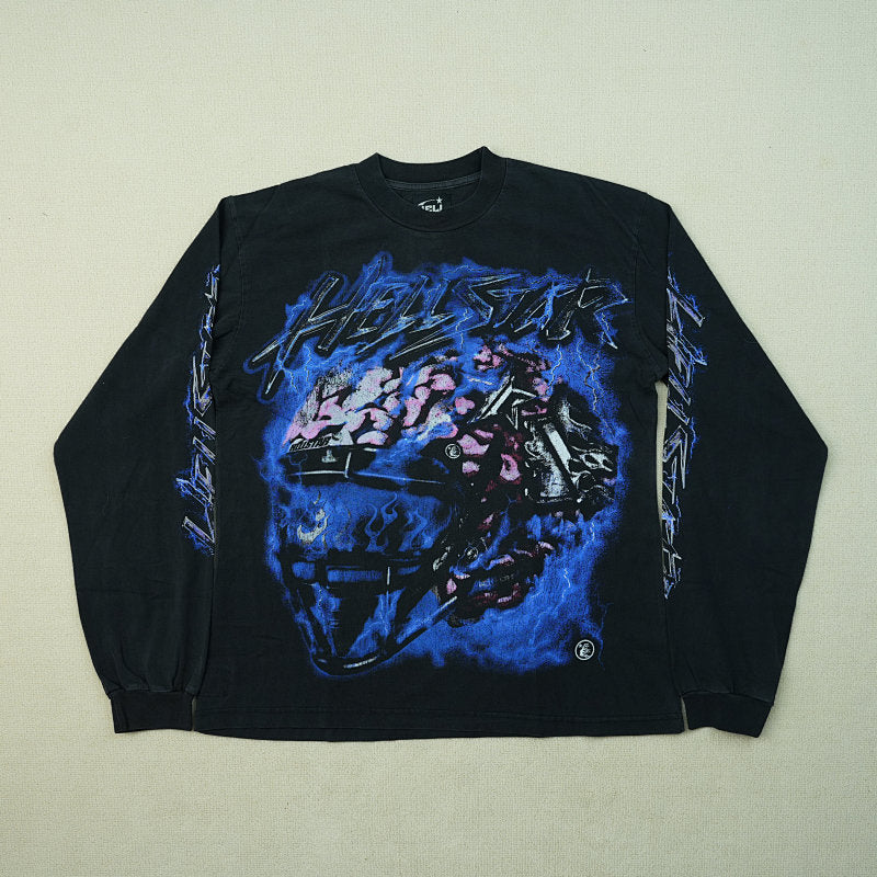 Hellstar Powered By The Star L/S Tee Black