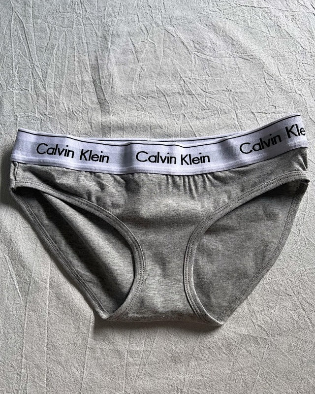 Calvin Klein Bralette Set - Gray/White