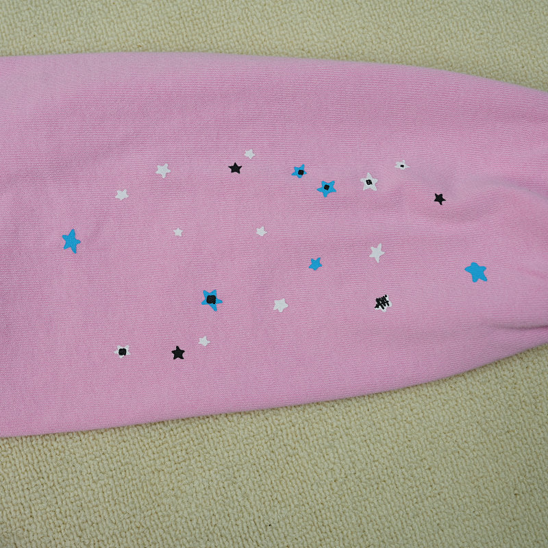 Sp5der OG Web Hoodie Pink