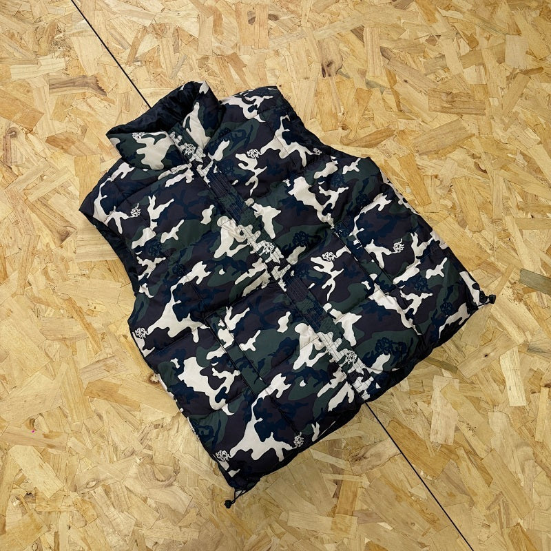 Mertra Reversible Puffer Vest - Grey Camo