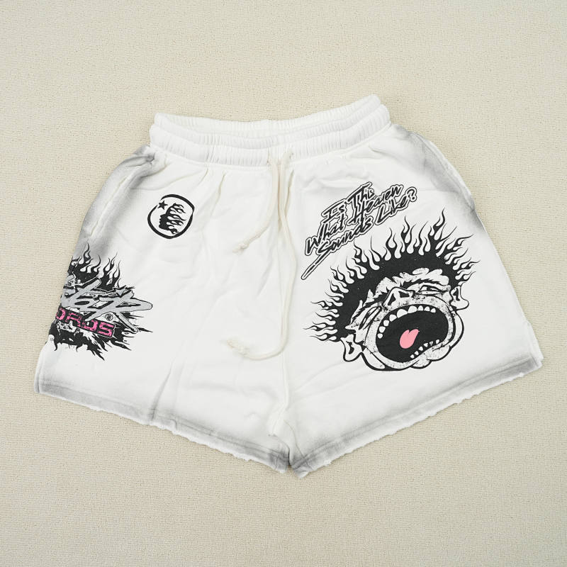Hellstar Records Shorts White