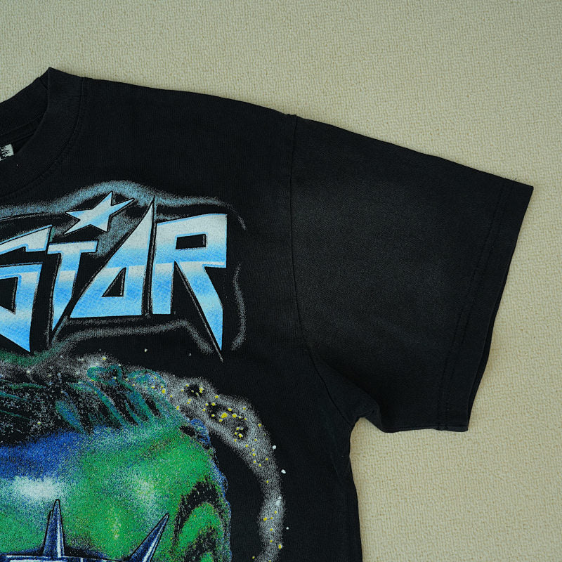 Hellstar The Future T-Shirt Black/Blue