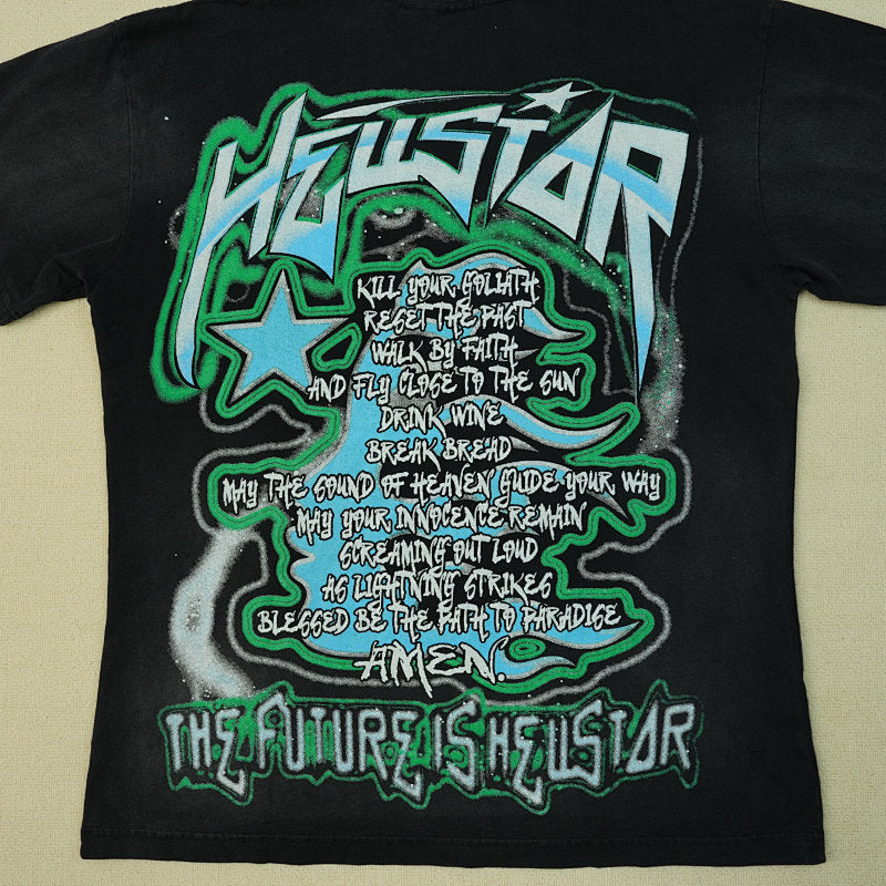 Hellstar The Future T-Shirt Black/Blue