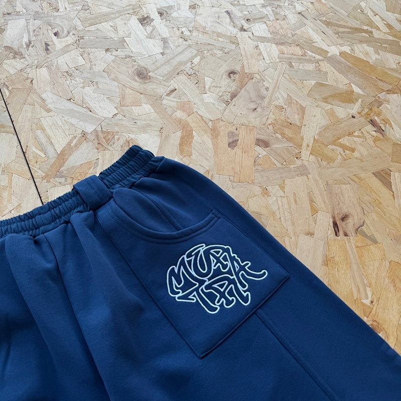 Mertra BIGSTEP JOGGERS - Navy/White