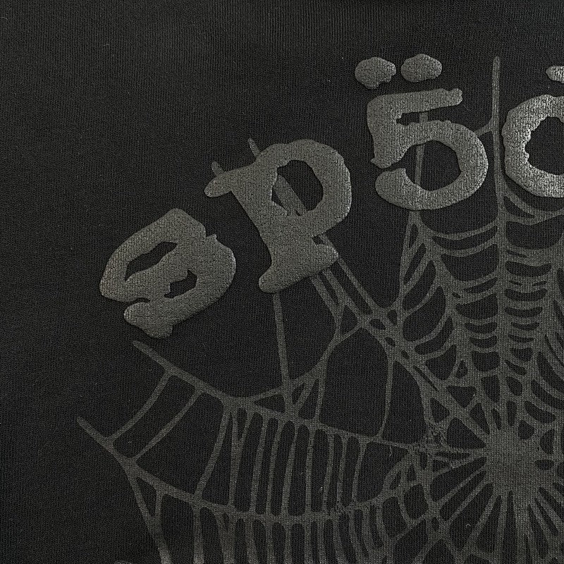 Sp5der Phantom Web Hoodie Black
