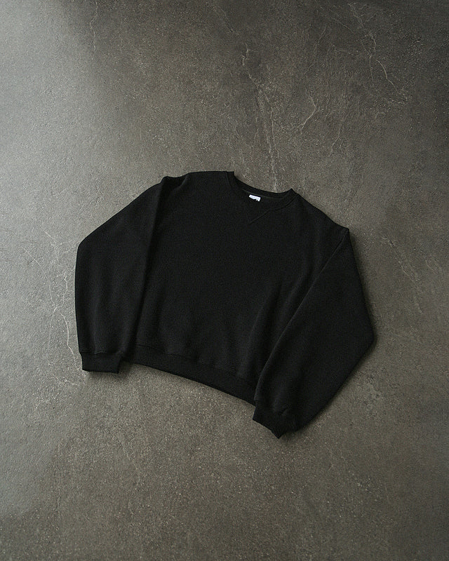 Plain Crewneck Sweatshirt - Navy Blue