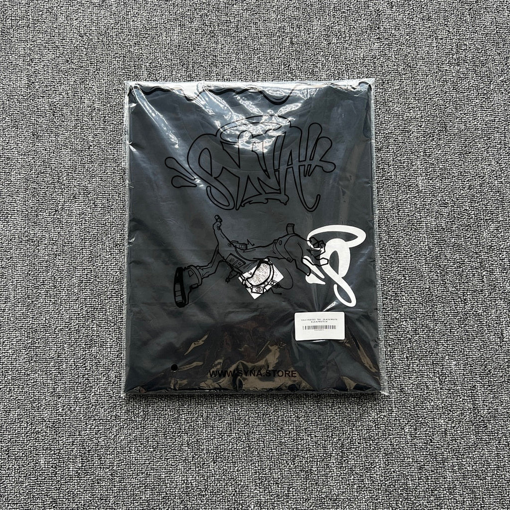 HALO Tee Black White