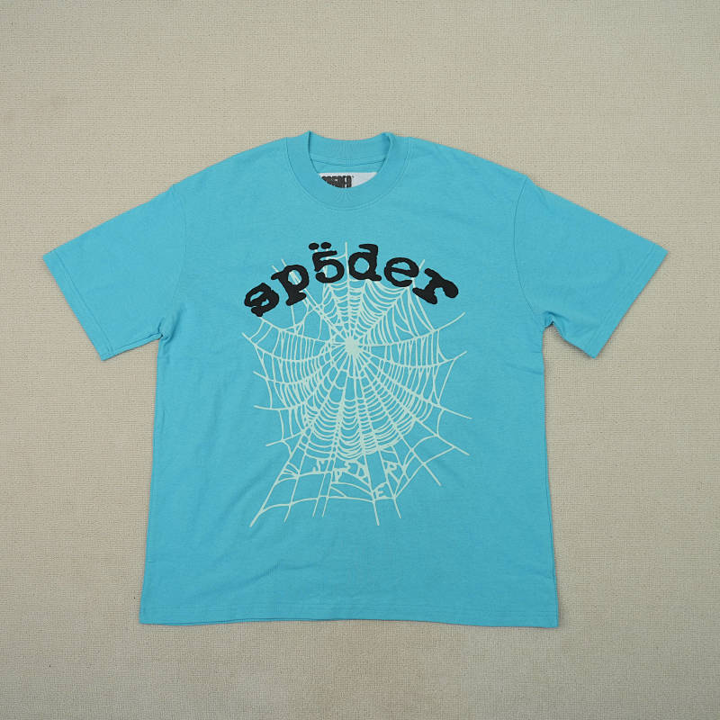 Sp5Der Og Web V2 Tee Cyan