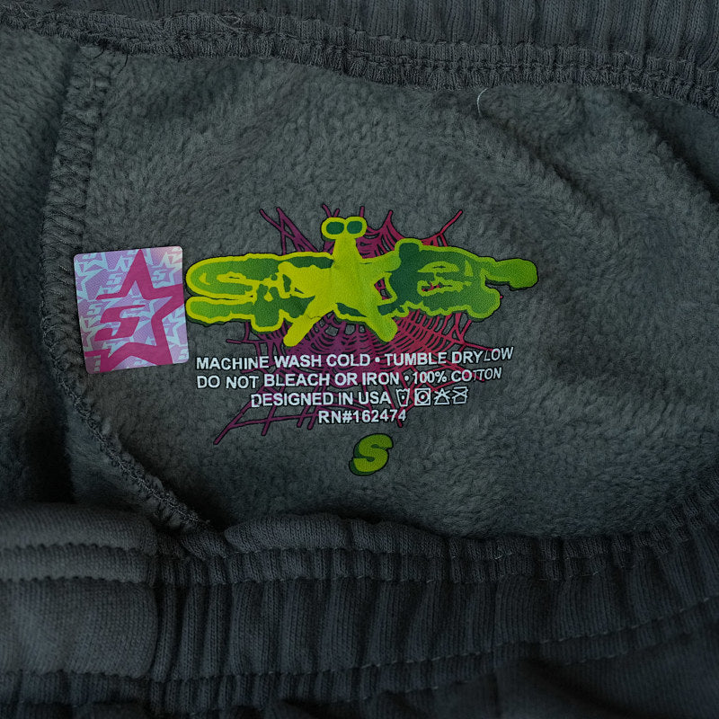 Sp5Der Wait Web Sweatpant Slate Grey