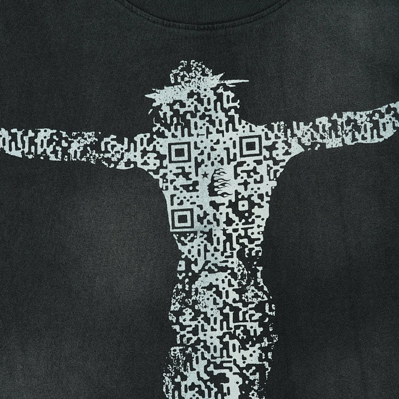 Hellstar Qr Christ Tee Black