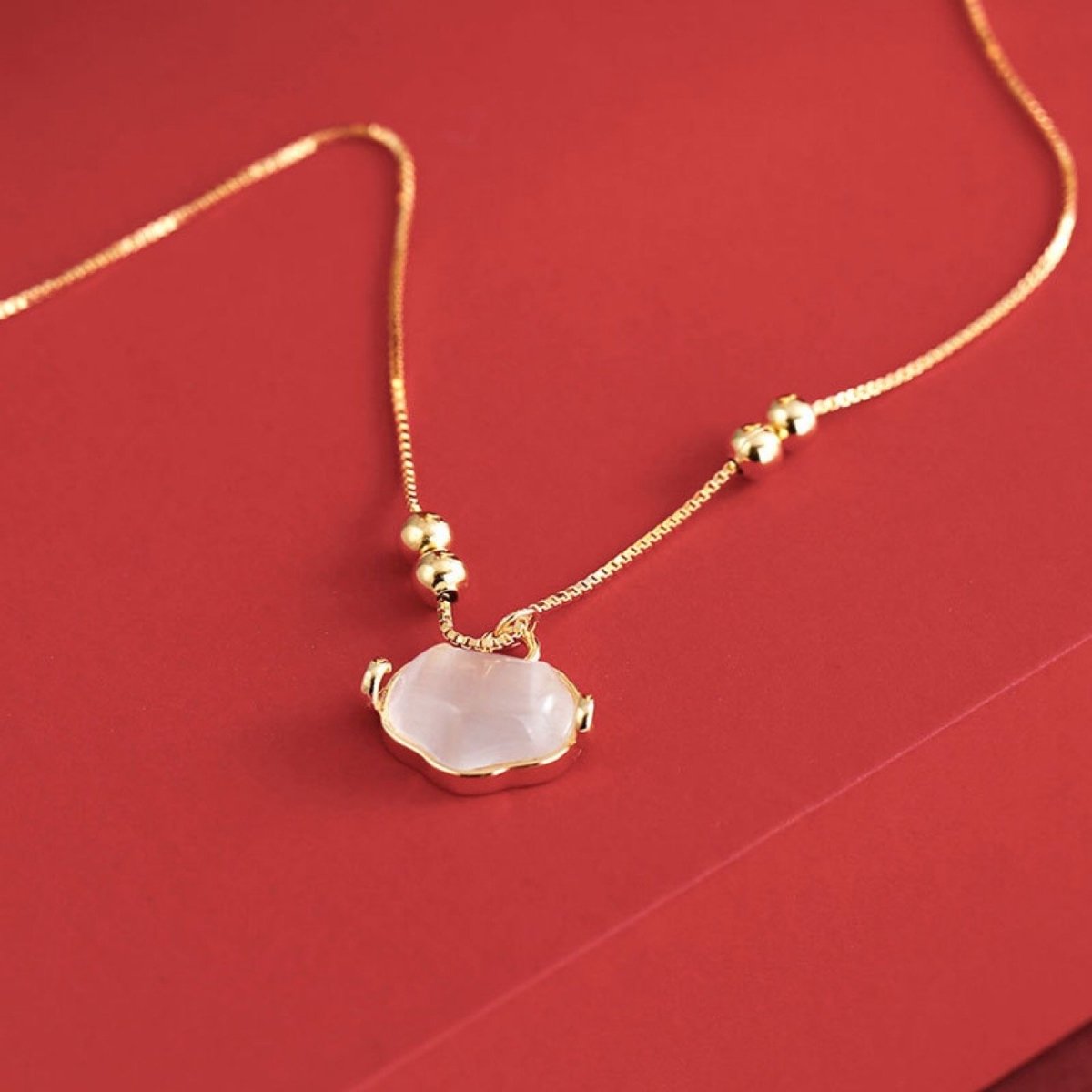 Cat`s Eye Stone Protection 925 Silver Necklace