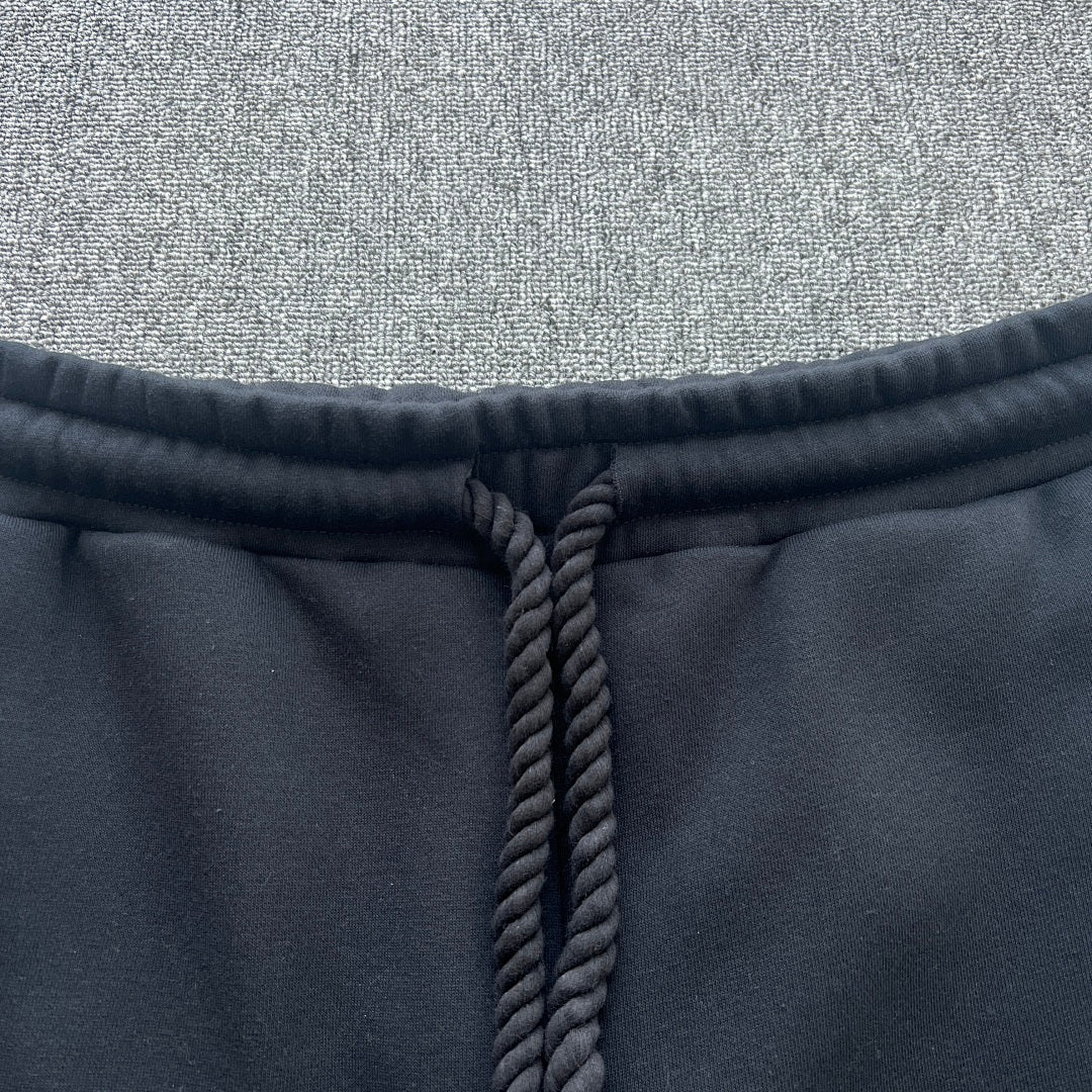 Hoodie Set Black Blue