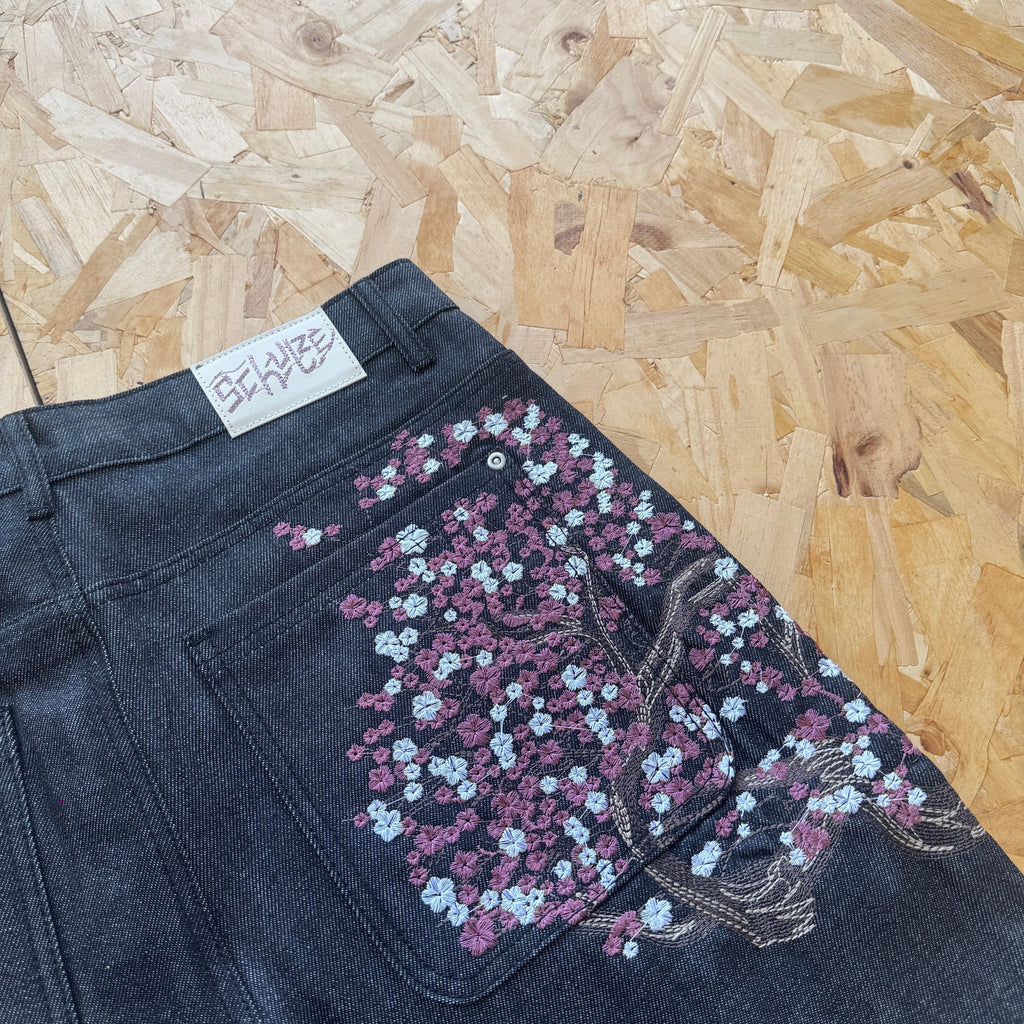 Derschutze Blossom Raw Denim - Dark Wash