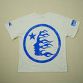 Hellstar Beat Us! T-Shirt White/Blue