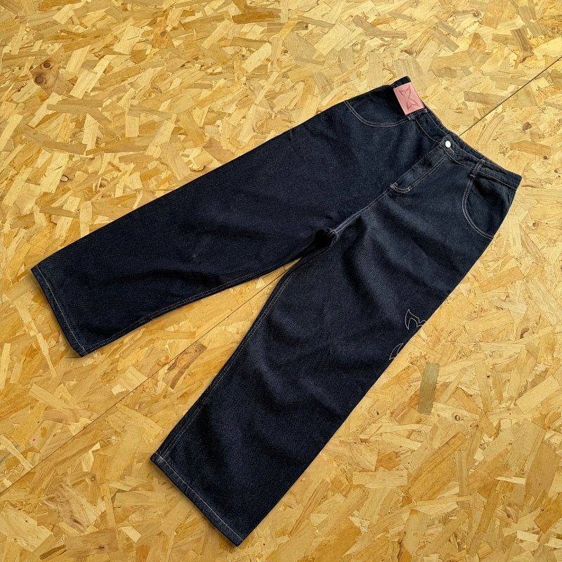 Mertra Reverse Bigstep Denim - Indigo/Pink