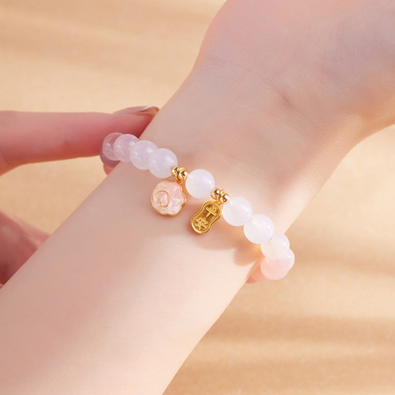 Gentle Harmony-Crimson Agate Cat Paw S925 Silver Bracelet
