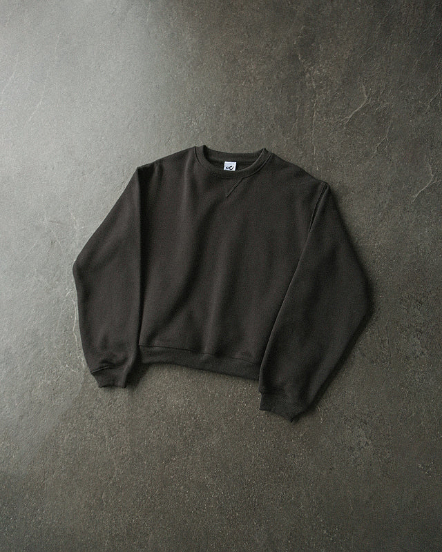 Plain Crewneck Sweatshirt - Navy Blue