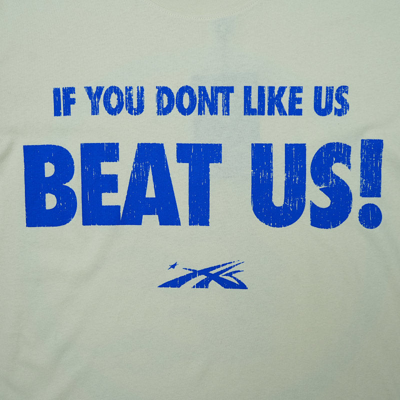 Hellstar Beat Us! T-Shirt White/Blue