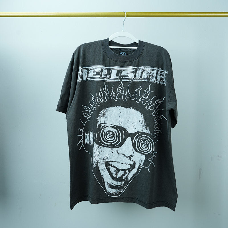 Hellstar Studios Rage Short Sleeve Tee Shirt Black