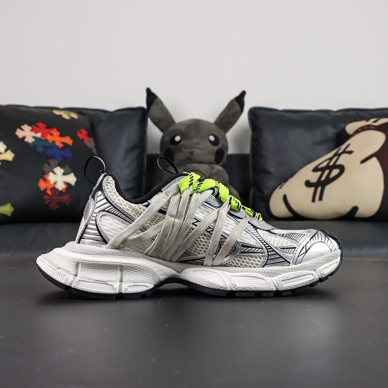 Balenciaga Track Sneaker - Silver/Navy/Yellow