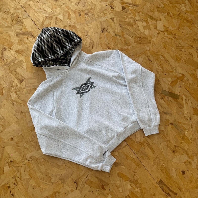 Mertra x Umbro Double Hoodie - Grey