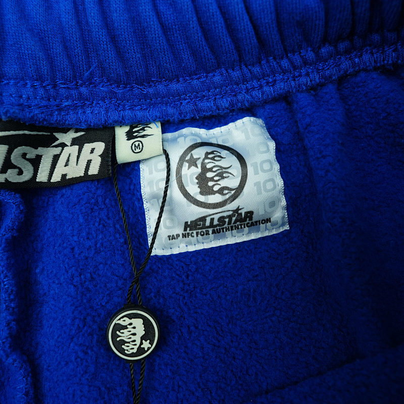 Hellstar Warm Up Shorts Blue