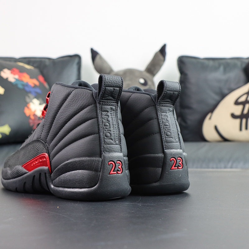 Air Jordan 12 Retro - Reverse Flu Game Black/Varsity Red