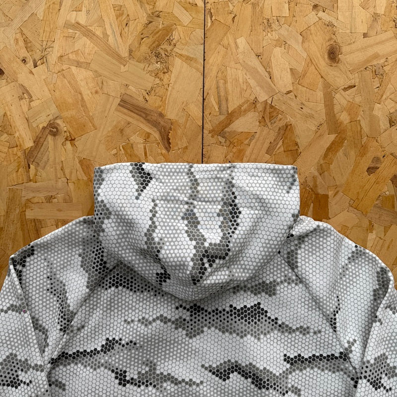 Mertra Serpentine Zip Hoodie - Light Grey