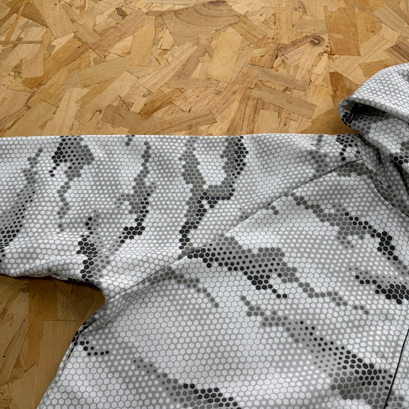 Mertra Serpentine Zip Hoodie - Light Grey