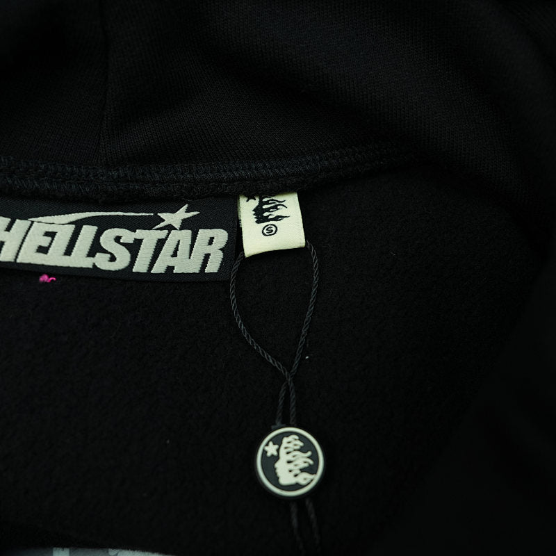 Hellstar Sports Hoodie. Jet Black