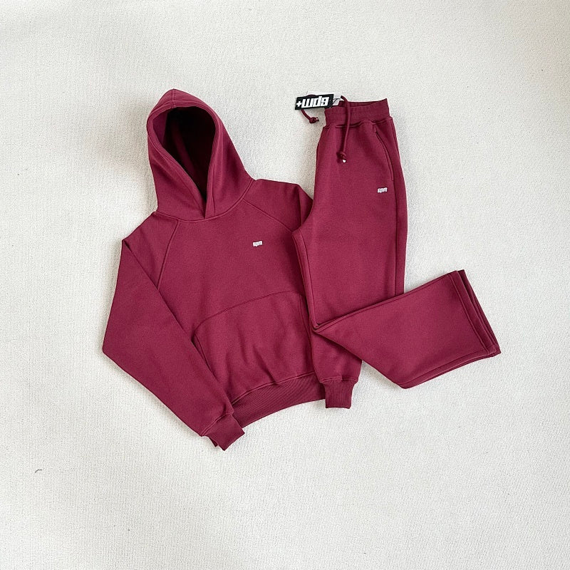 6PM Tracksuit Wine Red