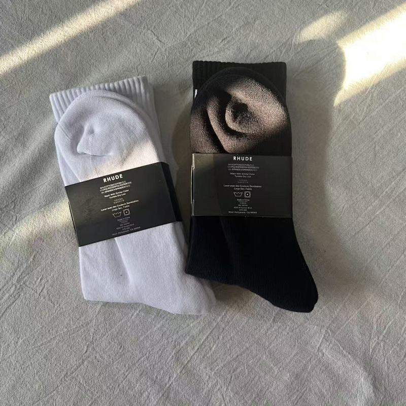 Rhude Logo Crew Socks