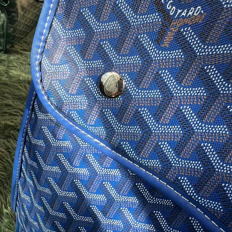 Goyard Style Monogram Briefcase Handbag