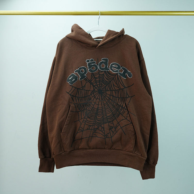 SP5DER BROWN Hoodie