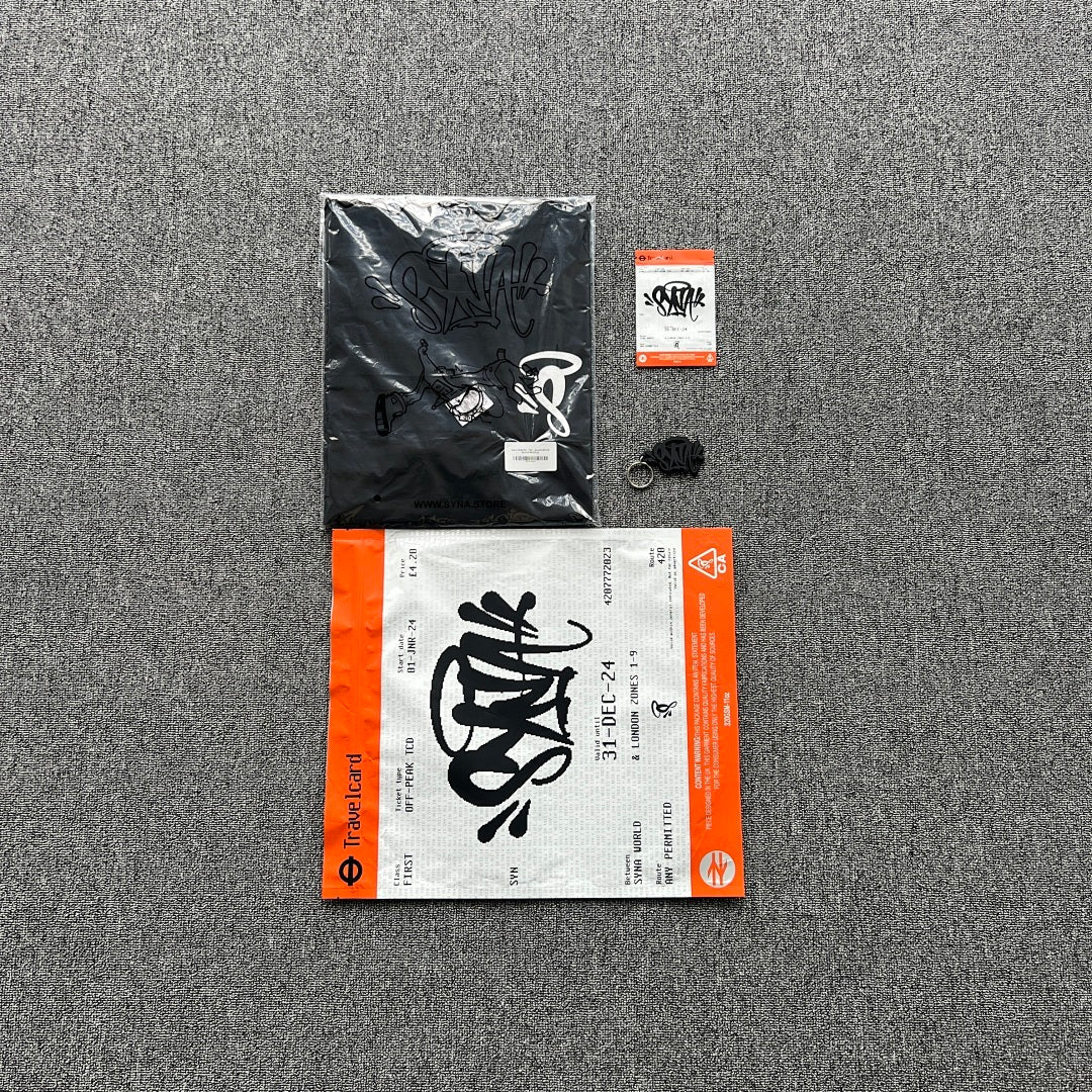 HALO Tee Black White