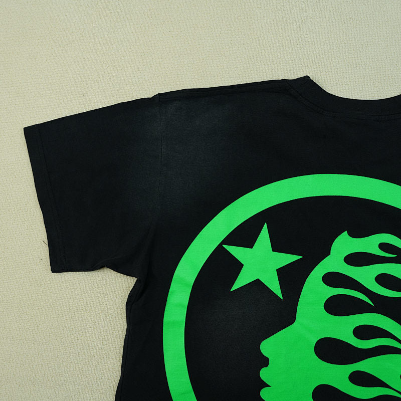 Hellstar Classic T-Shirt (Regular Print) Black/Green