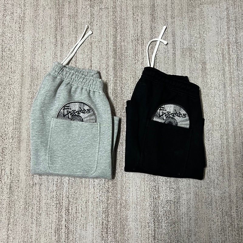Corteiz CD Patch Sweat Shorts - Black