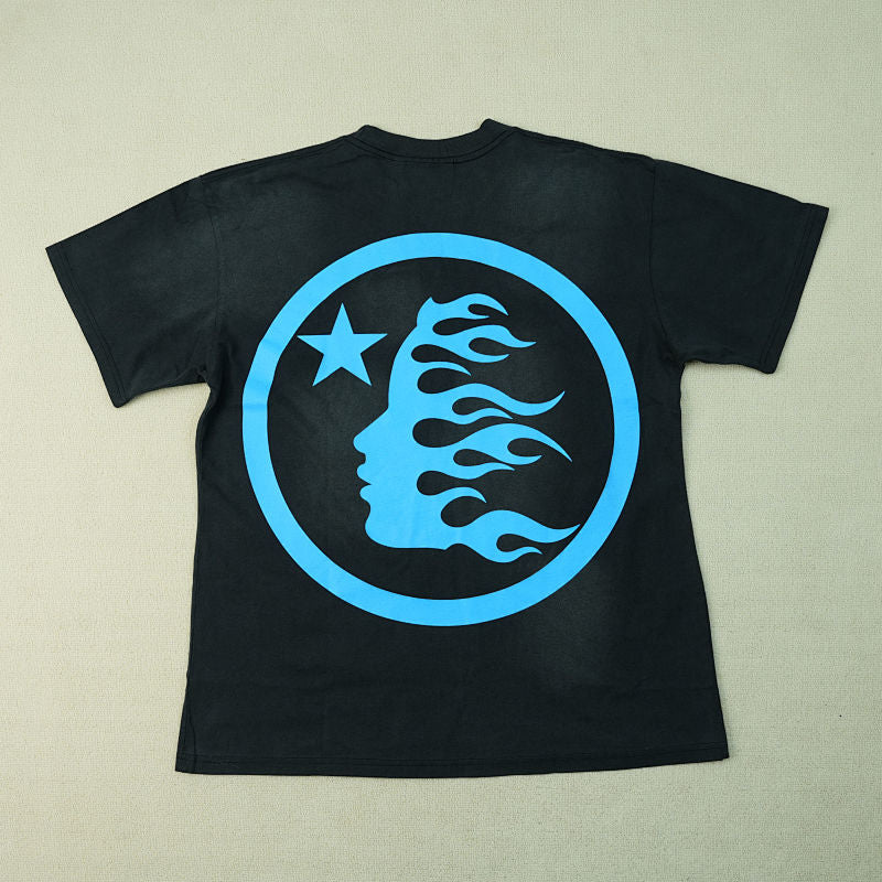 Hellstar Classic T-Shirt (Regular Print) Black/Bue