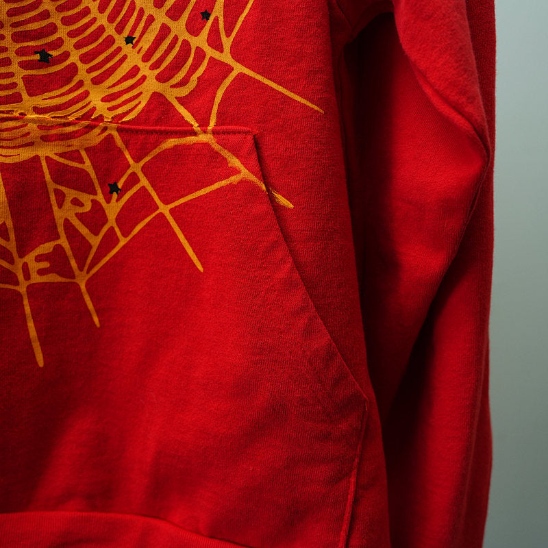 Sp5der P*NK V2 Hoodie Red