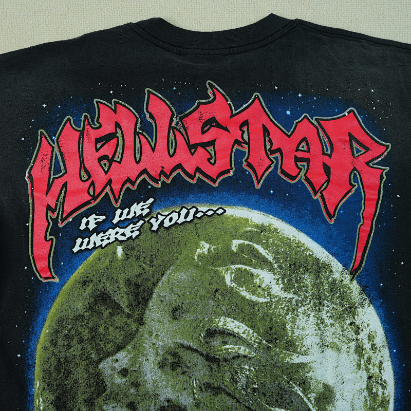 Hellstar Full Moon T-Shirt Black