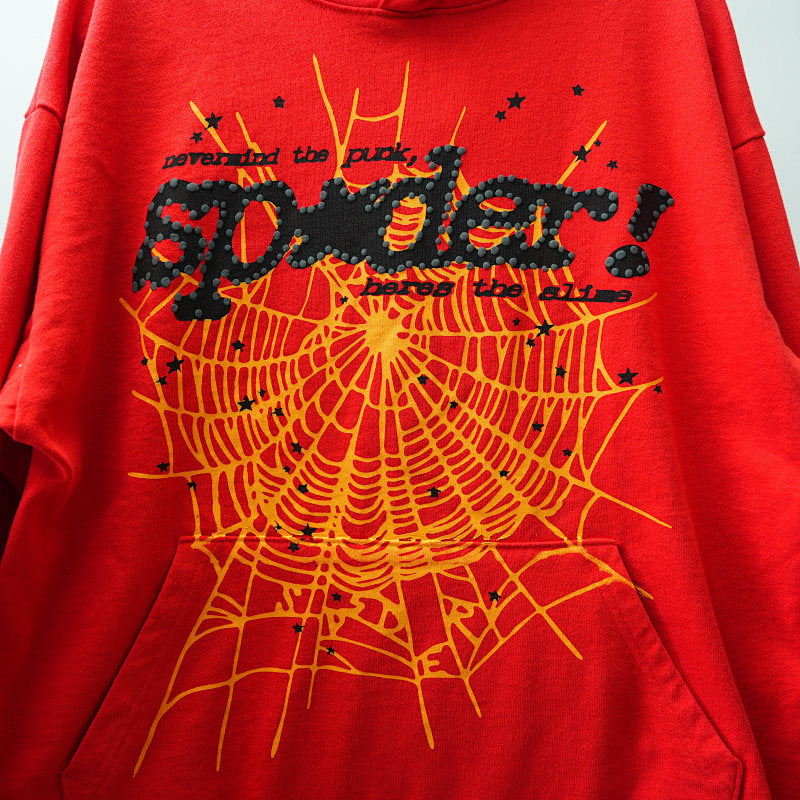Sp5der P*NK V2 Hoodie Red