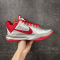 Nike Zoom Kobe V - Silver/Red Metallic Silver/Varsity Red
