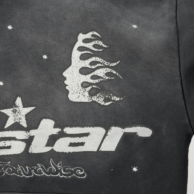 Hellstar Racer Hoodie Sweatshirt Vintage Black