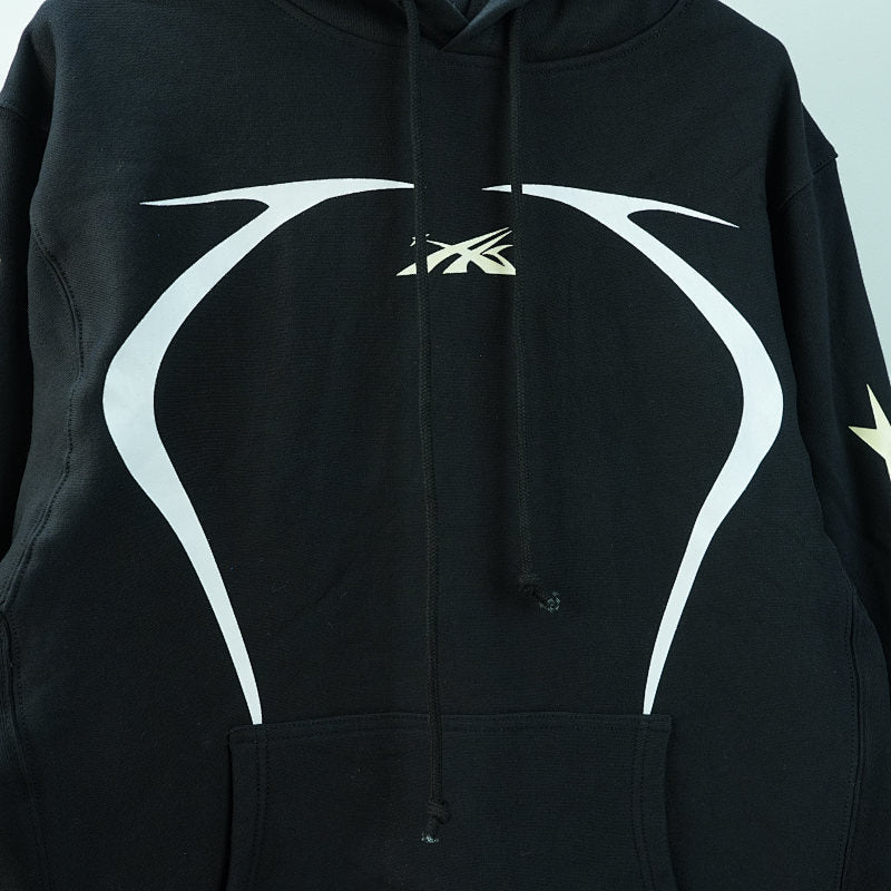 Hellstar Sports Hoodie. Jet Black
