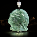 Nine-Colored Deer Jade Pendant-Kindness, Integrity & Justice
